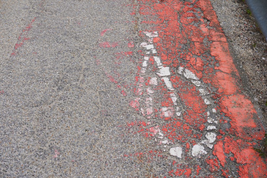 Radwege - oft nur halb vorhanden