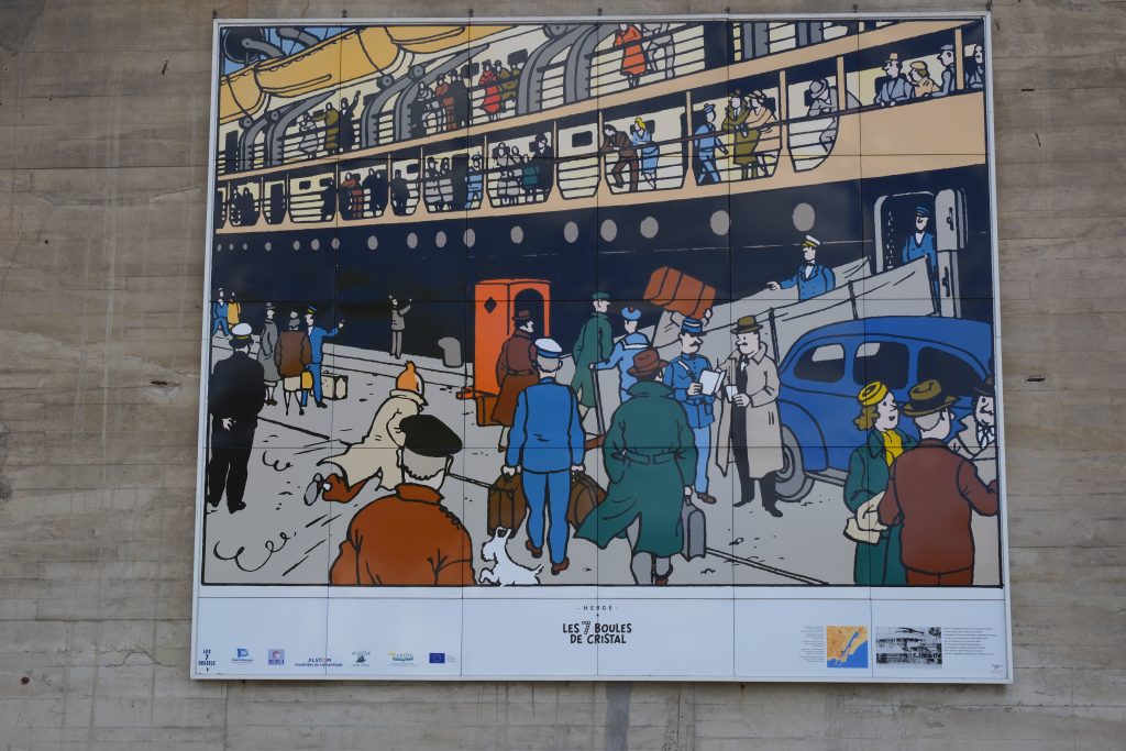 Tintin in Saint Nasaire.